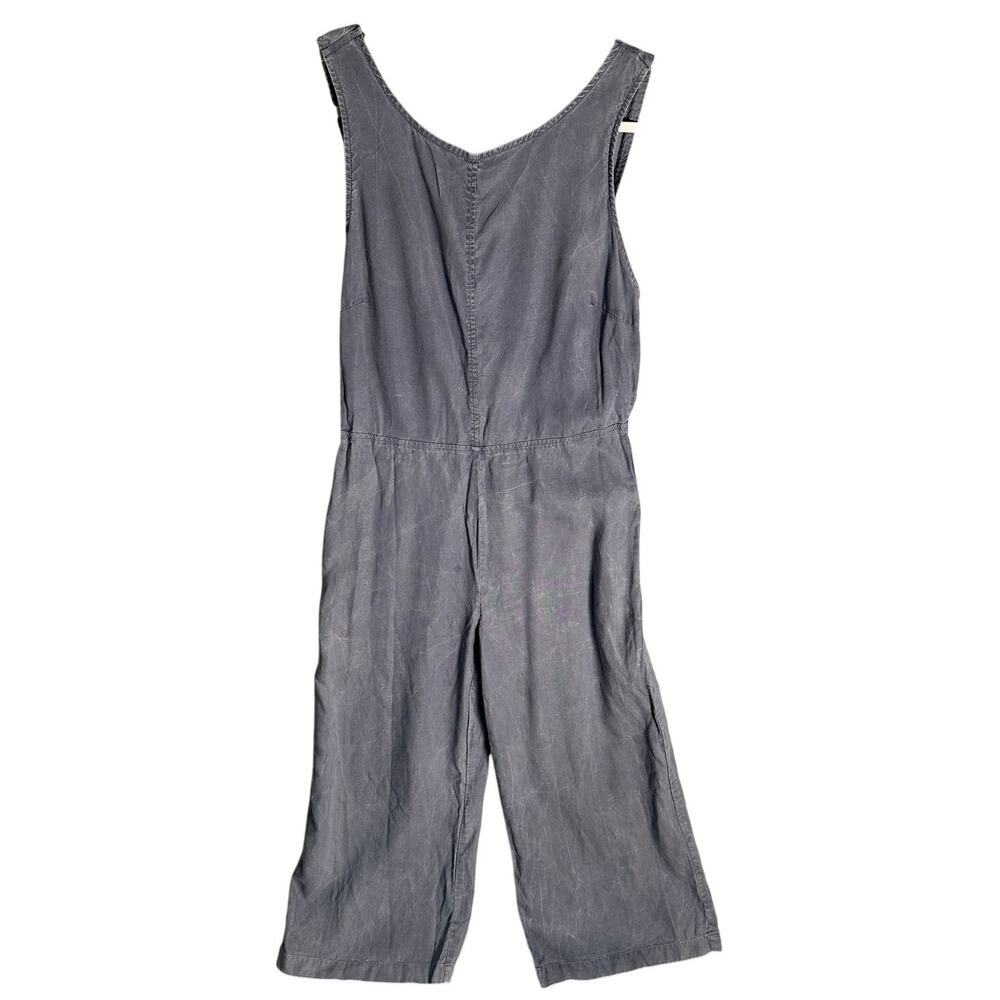 Cloth & Stone Sz XS Lightweight Tencel Sleeveless Jumpsuit Overall Wide Leg boho